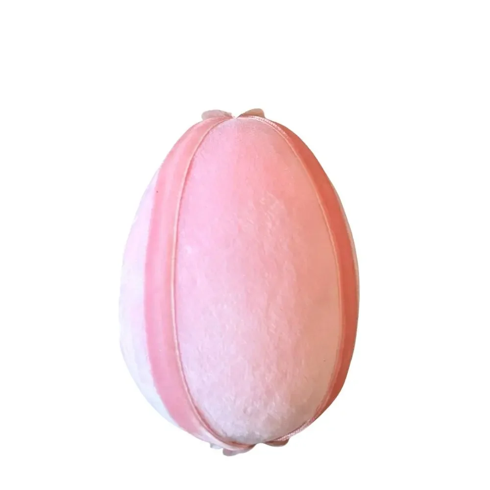 Spring Gatherings Pink Velvet Eggs Set of 4 Spring Easter Bowl Filler Decor NEW